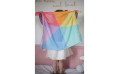 Speeldoek Medium | Pastel colorblock, 100% katoen