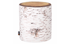Poef indoor Noorse berk, 45 cm hoog