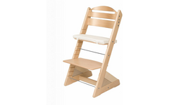 Meegroeistoel hout, blank gelakt