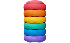 Stapelstein ® Rainbow Classic, set van 6 stuks