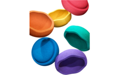 Stapelstein ® Rainbow Classic, set van 6 stuks