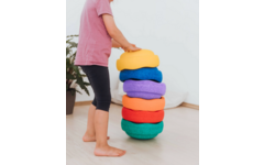 Stapelstein ® Rainbow Classic, set van 6 stuks