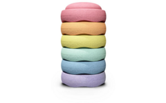 Stapelstein ® Rainbow Pastel, set van 6 stuks