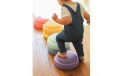 Stapelstein ® Rainbow Pastel, set van 6 stuks