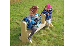 Rijbank voor 3 kinderen