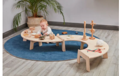 Babyspeeltafel rond
