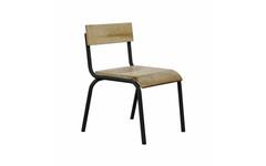 Stoel hip, set van 2, zwart