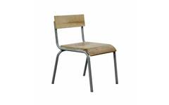 Stoel hip, set van 2, grijs
