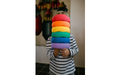 Stapelstein® Original Mini Rainbow Classic, set van 6 stuks