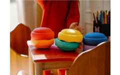 Stapelstein® Original Mini Rainbow Classic, set van 6 stuks