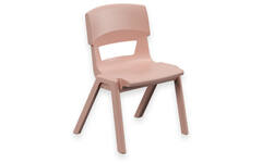 Kinderstoel Emma | Kunststof, Zithoogte 38 cm, Rose Blossom