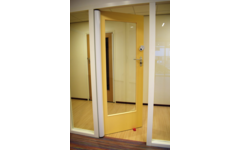 Vingerbeschermingsprofiel 195 cm  wit