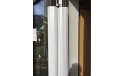 Vingerbeschermingsprofiel extreme 195 cm wit