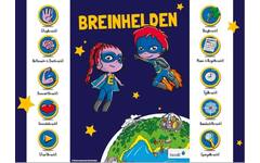 Breinhelden groep 1-2 Poster (ongevouwen) 5 stuks