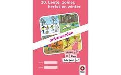 Horen, Zien en Schrijven 2 Antwoordenboek 20 (niveau 3)