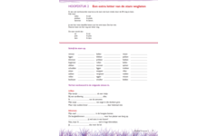 Werkwoorden deel C (5 stuks)