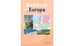 Blokboek aardrijkskunde Europa (5 stuks)