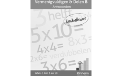 Kerndoeltrainer Vermenigvuldigen & Delen B antwoorden