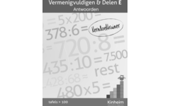 Kerndoeltrainer Vermenigvuldigen & Delen E antwoorden