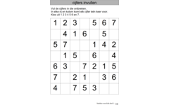 Sudoku voor Kids 1 groep 3 (5 stuks)
