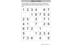 Sudoku voor Kids 2 groep 4 (5 stuks)