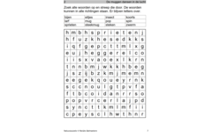 Natuurpuzzels groep 4 (5 stuks)