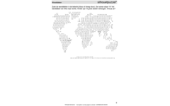 Aardrijkskundepuzzels groep 8 Wereld (5 stuks)