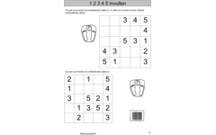 Rekenpuzzels 6 (5 stuks)