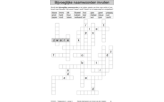 Taalpuzzels 6 groep 8 (5 stuks)