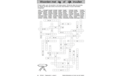 Taalpuzzels 6 groep 8 (5 stuks)