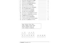 Woordbetekenis Extra (5 stuks)