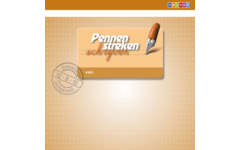 Pennenstreken 2 groep 3 - lijntjesschrift 12-8-12 mm verbonden schrift (5 stuks)