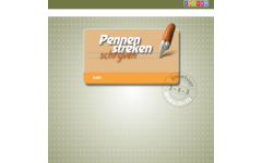 Pennenstreken 2 groep 3/4 - lijntjesschrift 3 - 4 - 3 blokschrift (5 stuks)