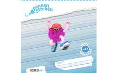Pennenstreken 3 groep 3 lijntjesschrift blokschrift (6-8-6) (5 stuks)