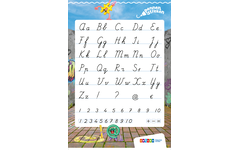 Pennenstreken 3 groep 7-8 letterkaarten verbonden schrift (10 stuks)