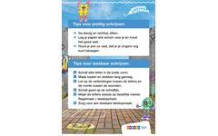 Pennenstreken 3 groep 7-8 letterkaarten verbonden schrift (10 stuks)