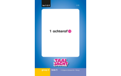Taaljacht Taal groep 4 woordkaarten