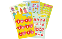 Educatieve posterset Rekenen onderbouw / middenbouw (5 stuks)