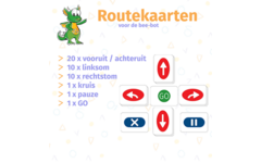 Delta.school (Delta de Draak) Bee-Bot route kaarten