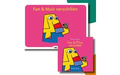 Fan & muis verschillen - set Kamishibai vertelplaten & prentenboek
