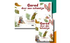 Gered door een scheetje - set Kamishibai vertelplaten & prentenboek