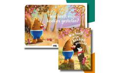 Wie heeft mijn koekjes gestolen? - set Kamishibai vertelplaten & prentenboek