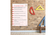 LDO Rekenen Doelenposters Ophangsysteem 50 cm