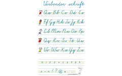 Handiger Handschrift groep 4-8 alfabet poster verbonden schrift