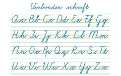 Handiger Handschrift groep 4-8 alfabet tafelkaarten verbonden schrift