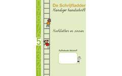 Handiger Handschrift groep 4 A4 Schrift 5 - Hoofdletters & zinnen halfverbonden blokschrift