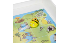 Steamkast hoog 94,7 x 89 x 70,6 cm, wit incl. wielen, excl. laden