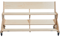 Zitbank Flex 120 cm HPL toplaag ahorn