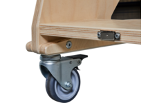 Zitbank Flex 120 cm HPL toplaag ahorn