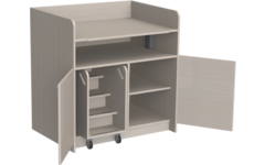 Aankleedtafel Standard 100 ahorn trap links